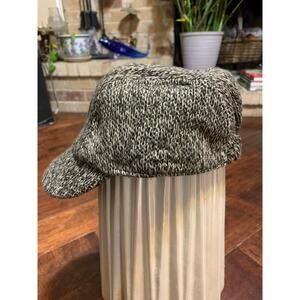 Old Navy Men's Brown Cream Newsboy Hat - OS